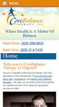 Mobile Screenshot of corebalancetherapy.com